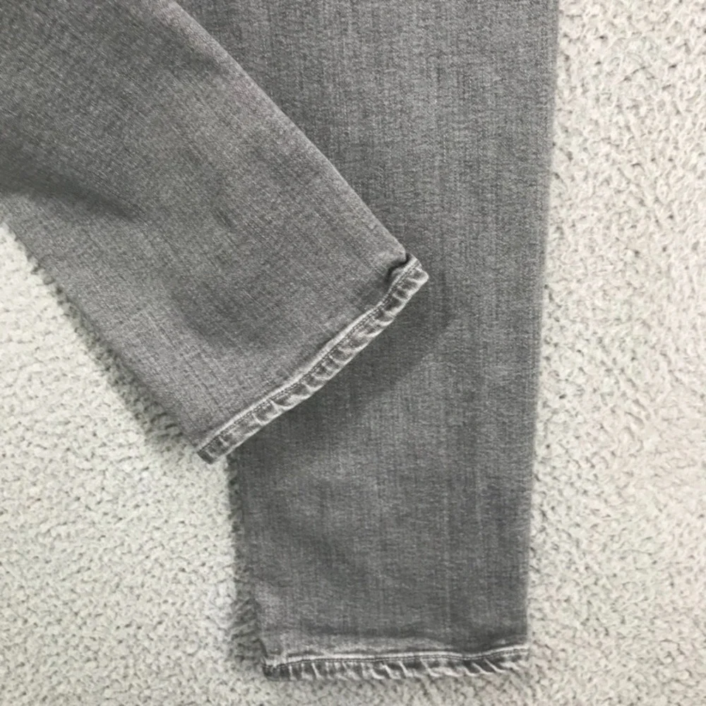 AG Jeans‎ Size 29 The Isabelle Button Up Hi-Rise Straight Crop Gray Denim - Picture 14 of 14